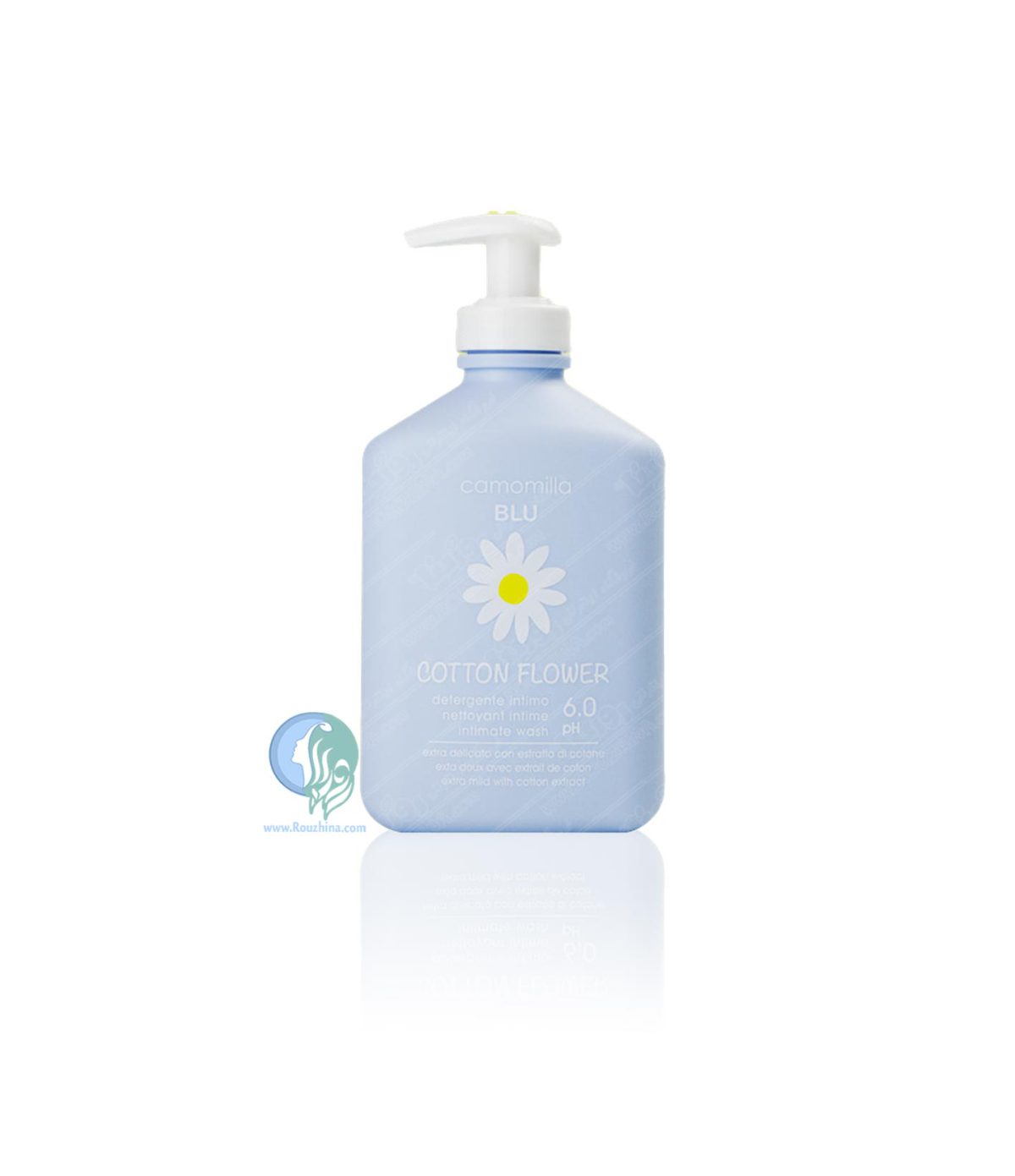 ژل بهداشتی بانوان گل پنبه کامومیلا بلو Camomilla BLU
