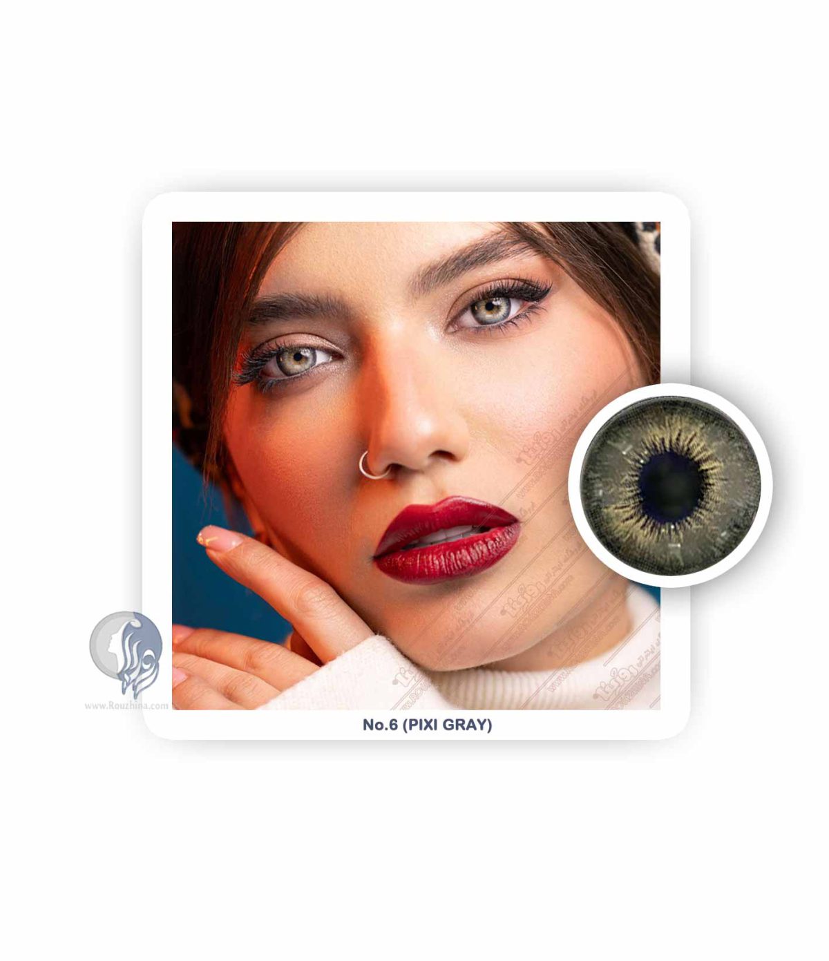 لنز چشم آی ریو EyeReve شماره 6 Pixi Gray