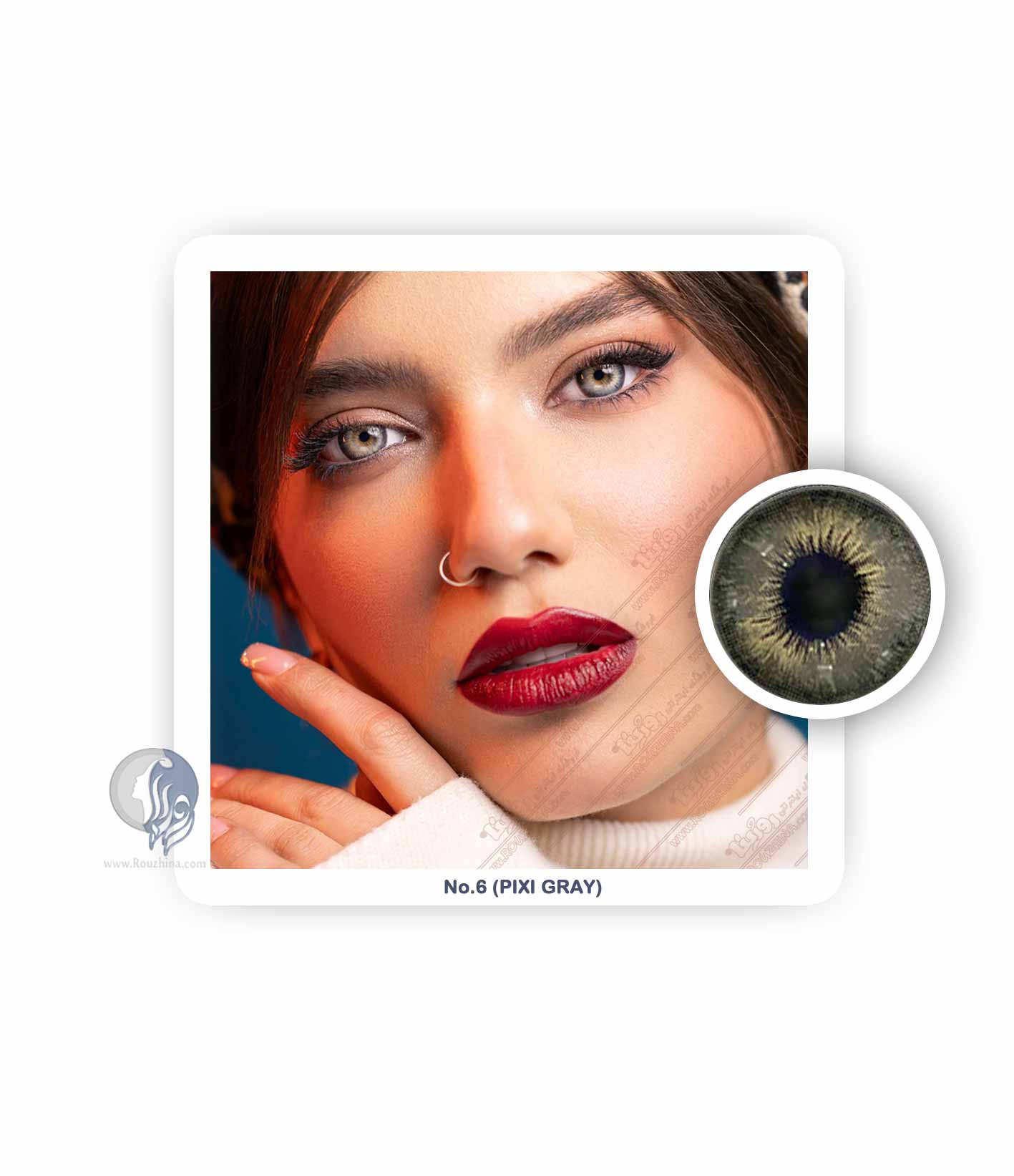 لنز چشم آی ریو EyeReve شماره 6 Pixi Gray