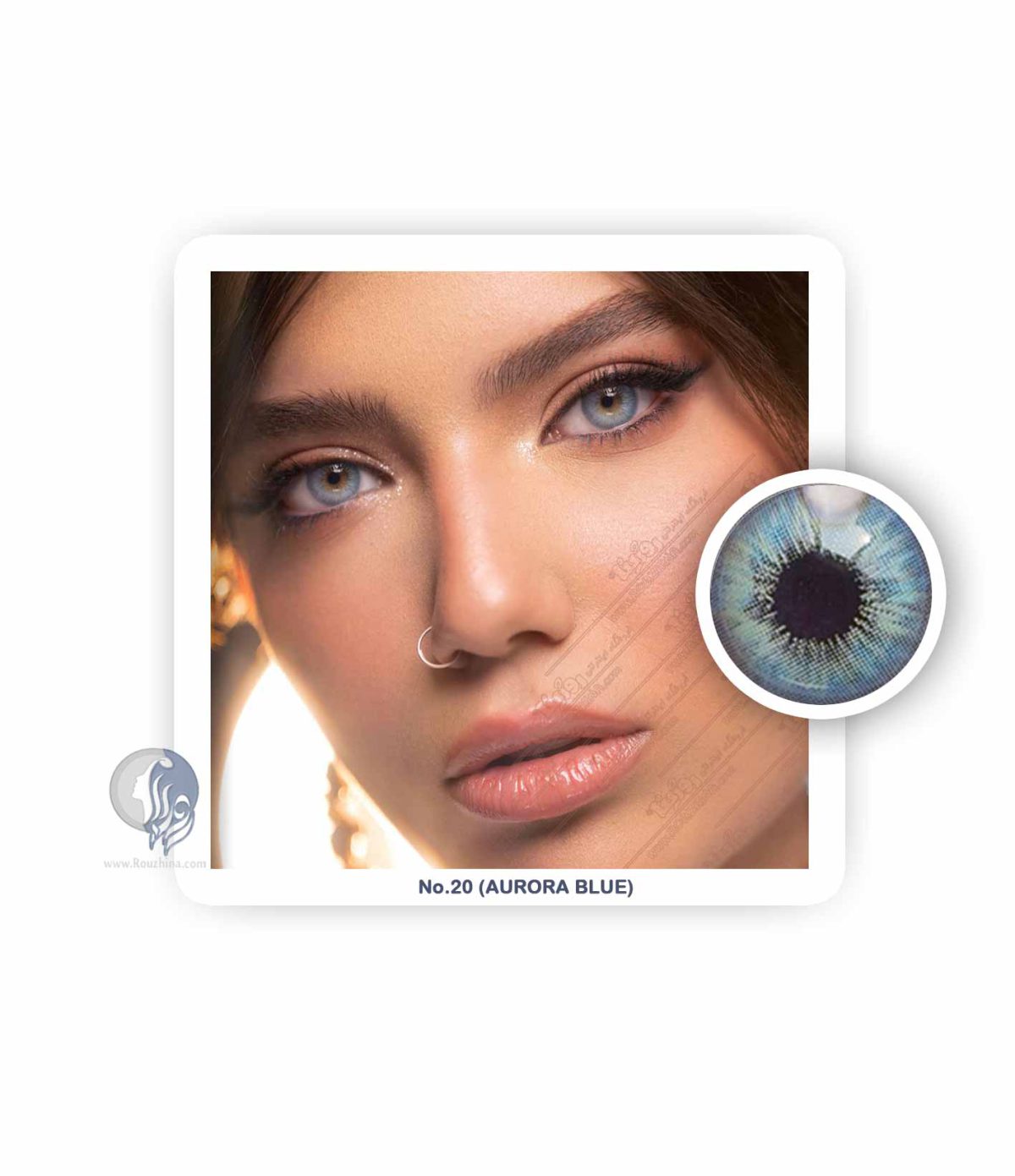 لنز چشم آی ریو EyeReve شماره 20 Aurora Blue