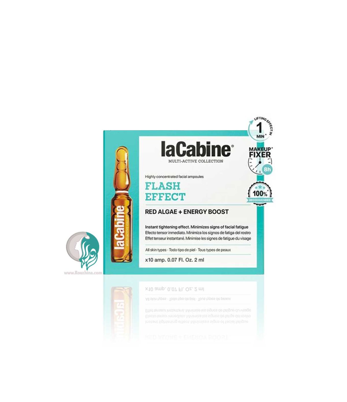 آمپول ضد خستگی صورت لاکابین Lacabine مدل Flash Effect