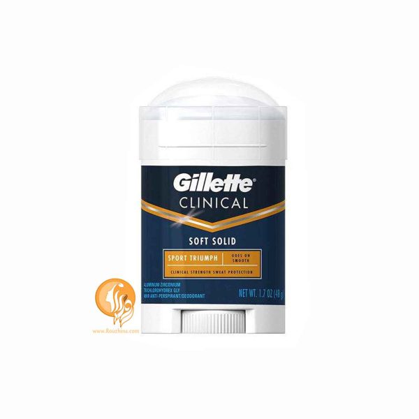 ویژگیهای استیک ضد تعریق مردانه کیلینیکال ژیلت Gillette Clinical Anti Perspirant/Deodorant Soft Solid