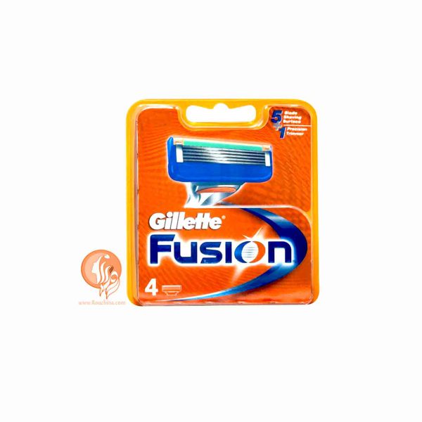فروش ویژه تیغ یدک اصلاح ژیلت مدل فیوژن پک 4 عددی-Gillette Fusion Blades Pack of 4