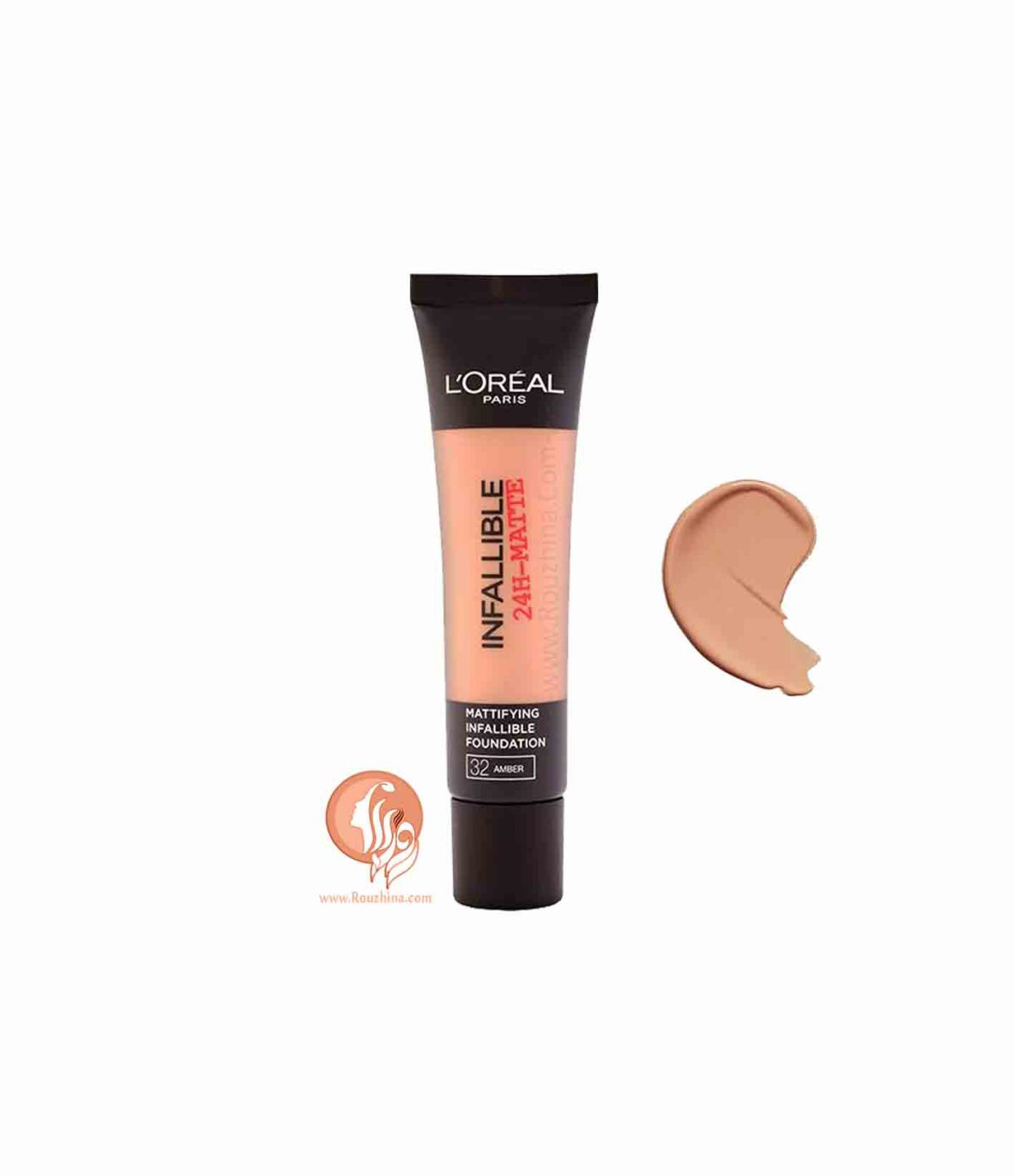 کرم پودر لورال سری Infaillible 24H Matte مدل Amber شماره 32 35ml