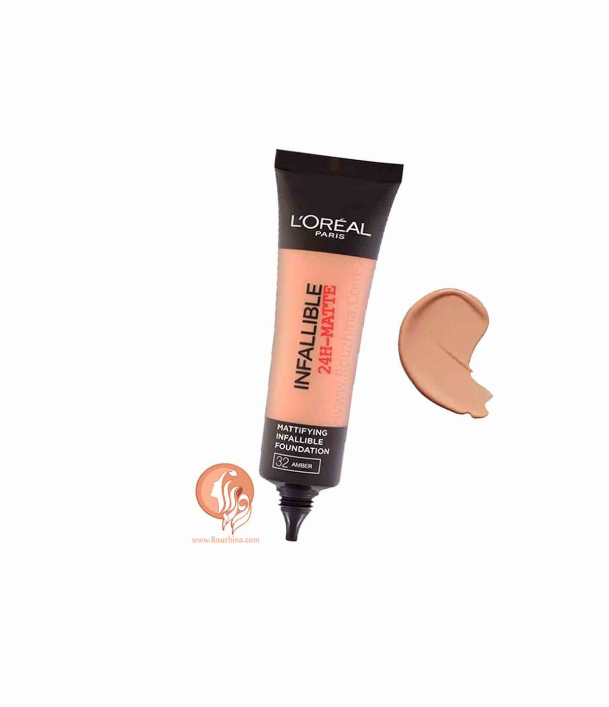 کرم پودر لورال سری Infaillible 24H Matte مدل Amber شماره 32 35ml