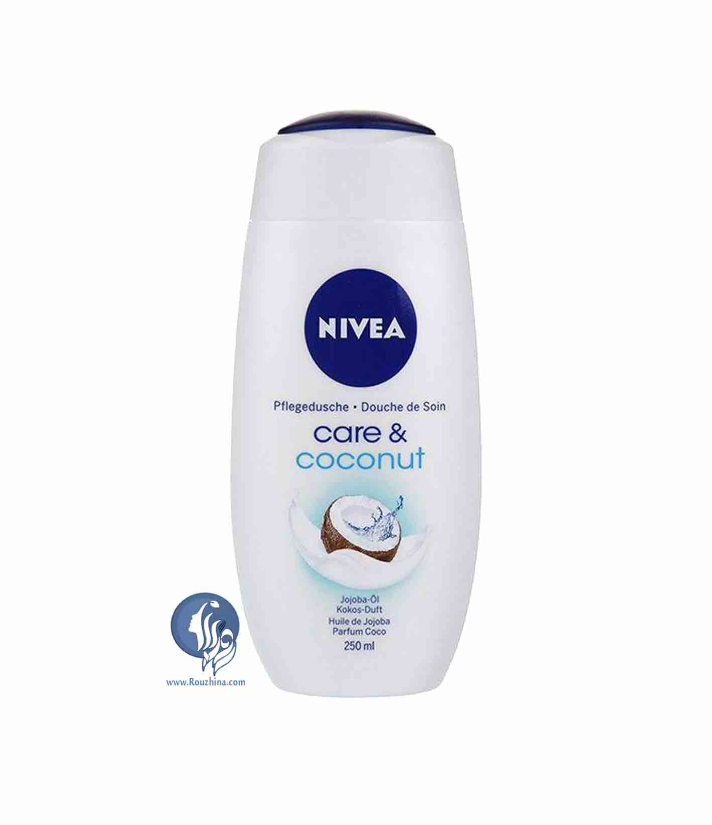 شامپو بدن روغن نارگیل و جوجوبا نیوا Nivea Care & Coconut 250ml 1 فروش ویژه شامپو بدن کِر اند کوکونات نیوا Nivea Care And Coconut Body Shampoo