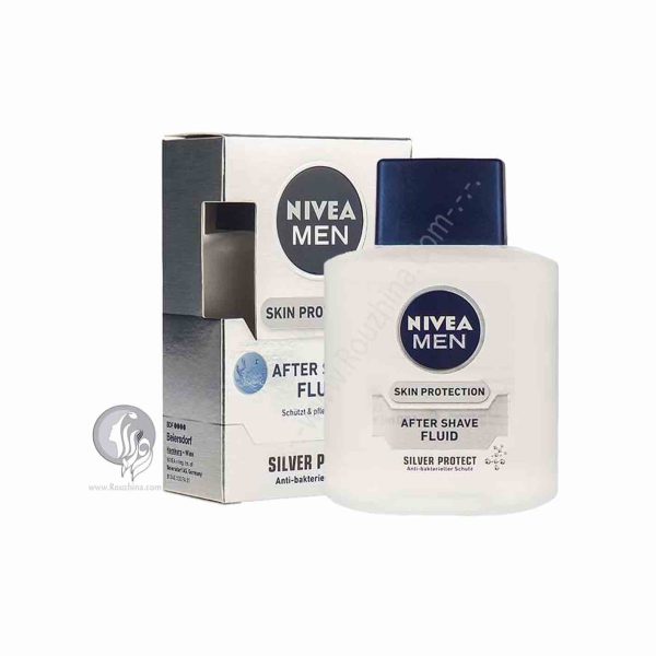 خرید فلوئید افتر شیو نیوا سیلور پروتکت آنتی باکتریال Nivea Silver Protect After Shave Fluid