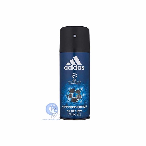 فروش اسپری بدن مردانه آدیداس مدل چمپیونز ادیشن : Adidas Champions League Champions Edition Body Deodorant Spray For Him