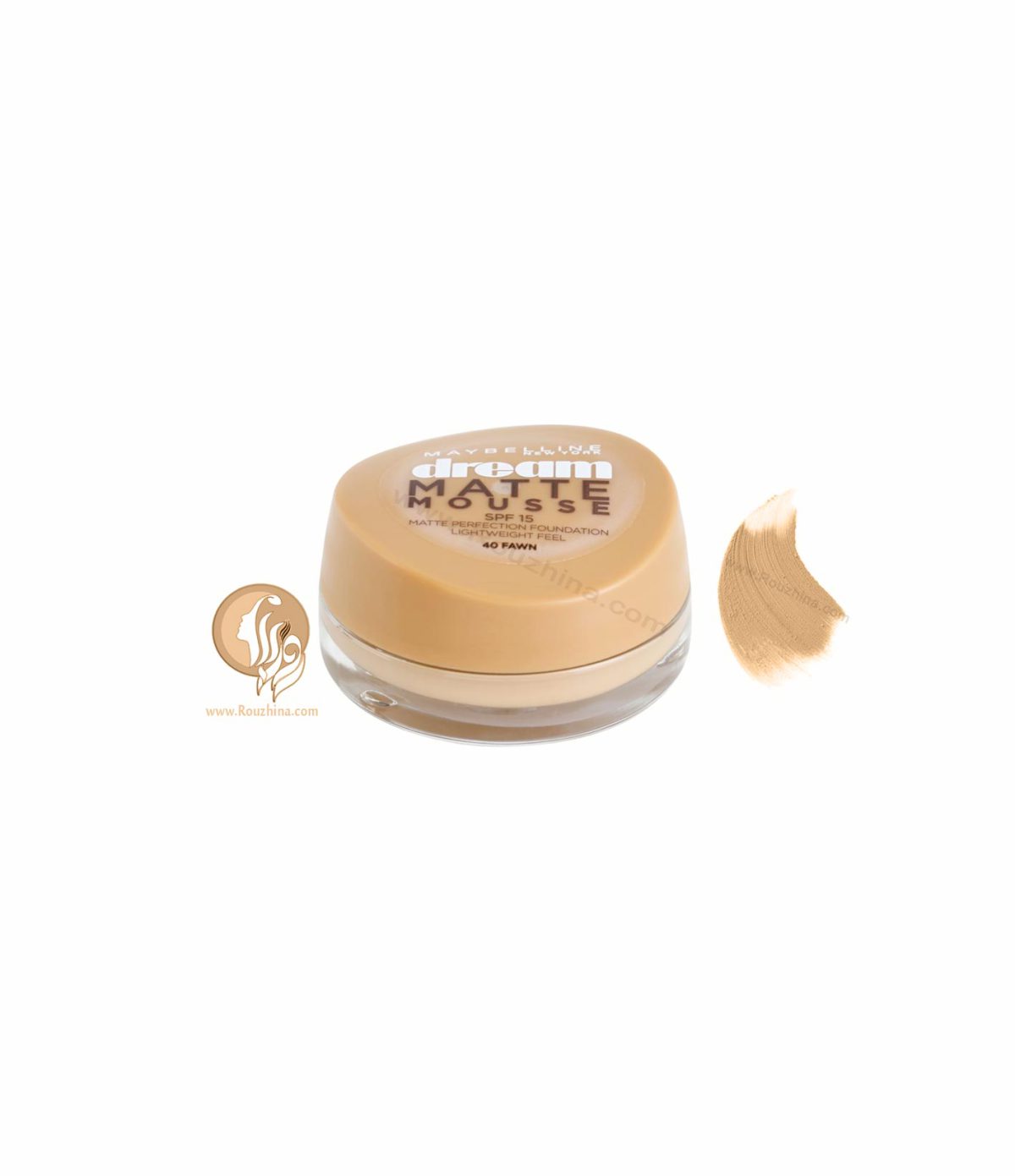 کرم گریم موس Matte میبلین Mayblline شماره 40 مدل Fawn