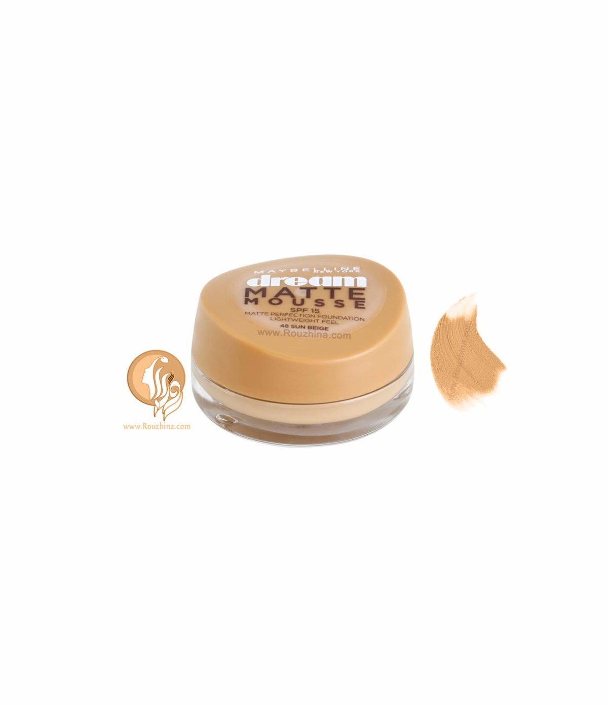 کرم گریم موس Matte میبلین Mayblline شماره 48 مدل Sun Beige