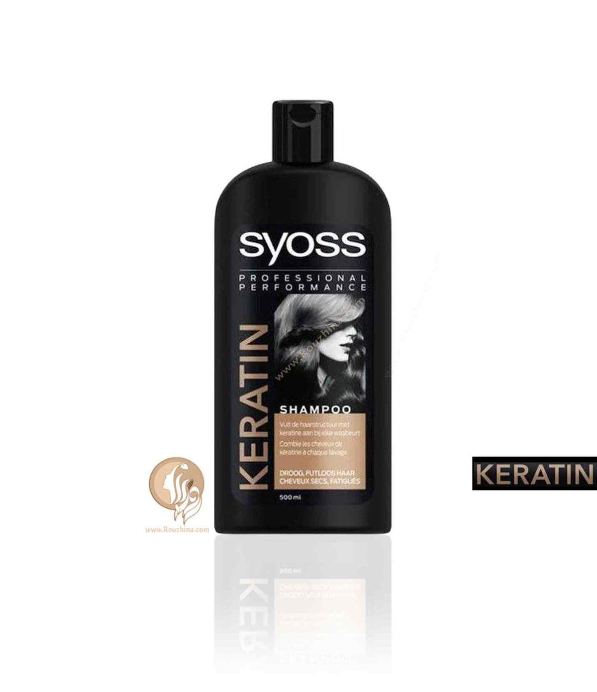 شامپو ترمیم کننده کراتین سایوس Syoss مدل Keratin حجم 500ml