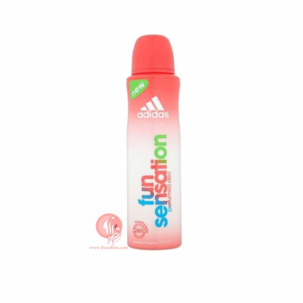 فروش ویژه اسپری ضد عرق زنانه آدیداس مدل فان سنسیشن : Adidas Fun Sensation Deodorant Spray For Women