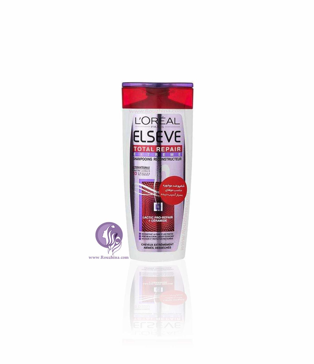 شامپو ضد موخوره قوی توتال ریپیر لورال Loreal مناسب موهای بسیار آسیب دیده 250ml