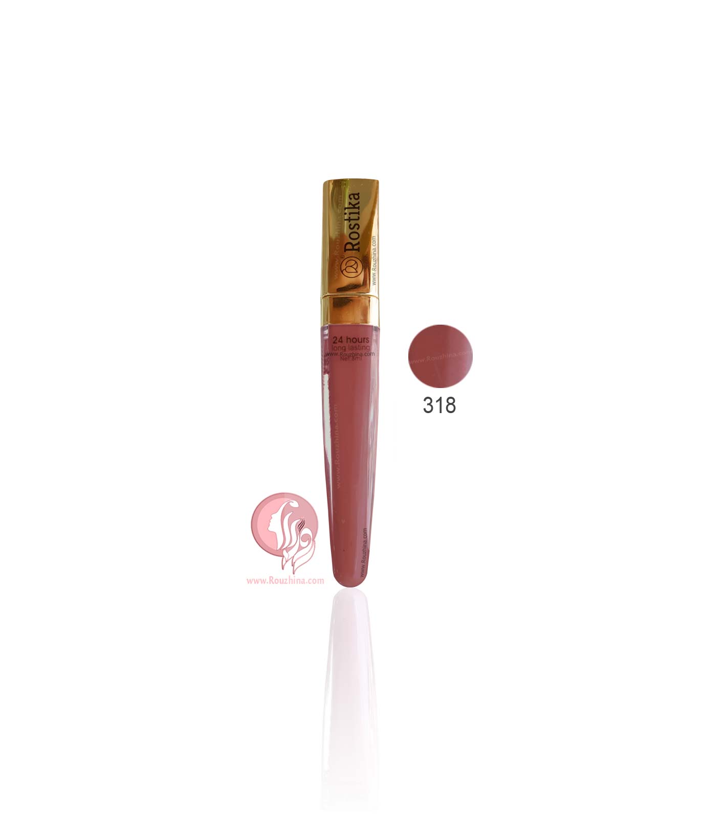 رژلب مایع روستیکا Rostika مدل Sensitive شماره 318