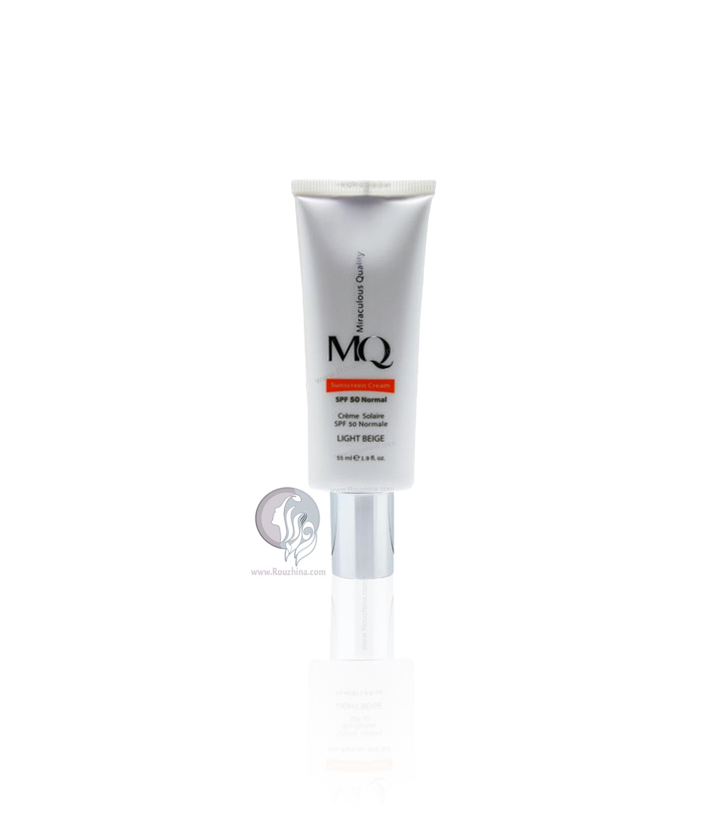 کرم ضد آفتاب رنگی نرمال Normal ام کیو MQ بژ روشن 55ml