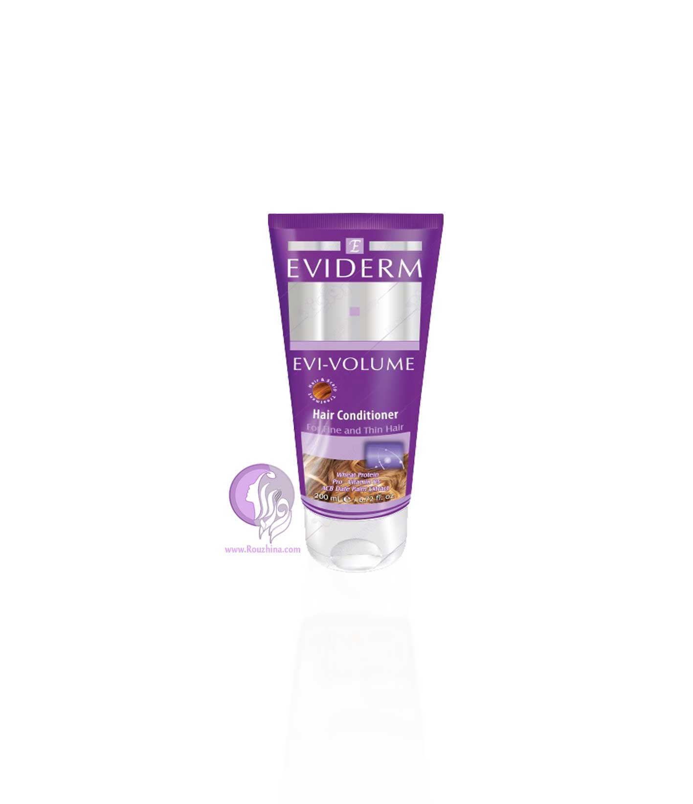 کاندیشنر حجم دهنده موهای نازک و کم حجم اویدرم Eviderm مدل Evivolume اوی ولوم 200ml