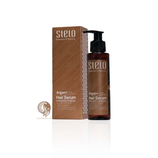 سرم روغن آرگان ترمیم کننده مو استلو Stelo Argan+ Strengthens & Repair Hair Serum 120ml