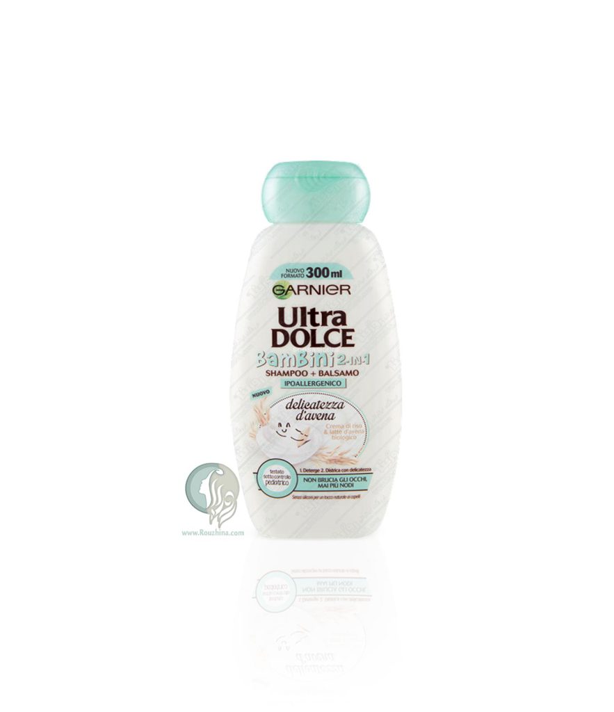 خرید شامپو 2 در 1 جو دوسر و شیره برنج گارنیر Garnier سری Ultra Dolce اصل