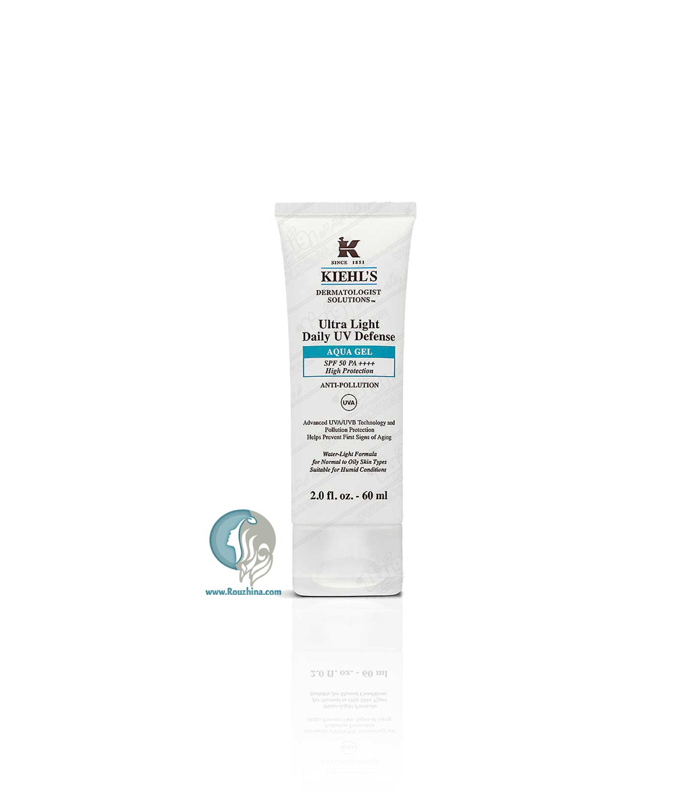 ژل کرم ضد آفتاب کیلز Aqua پوست نرمال تاچرب Kiehls