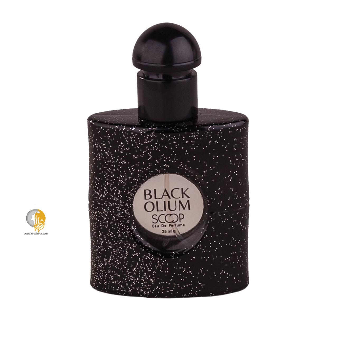 عطر جیبی زنانه اسکوپ مدل Black Olium حجم 25 میلی لیتر