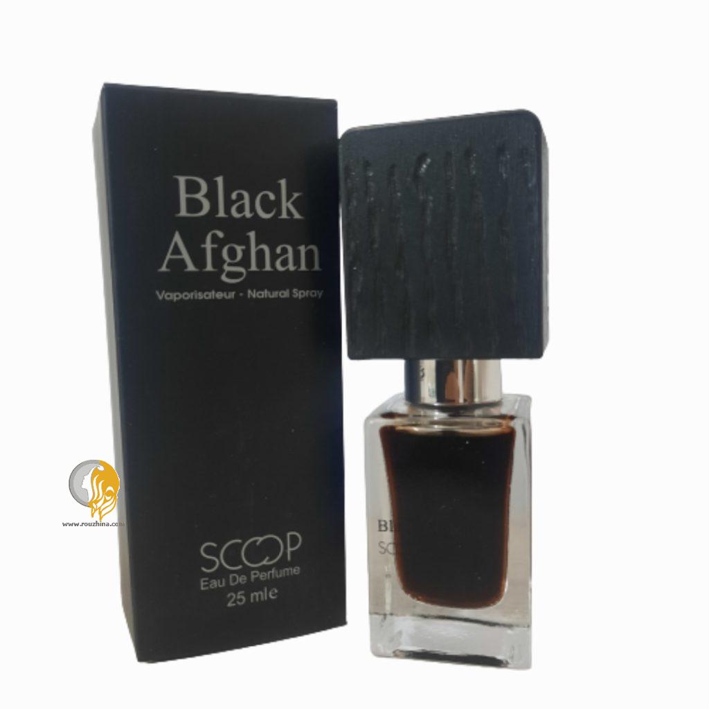 عطر جيبي مردانه اسکوپ مدل black afghan حجم 25 میلی لیتر