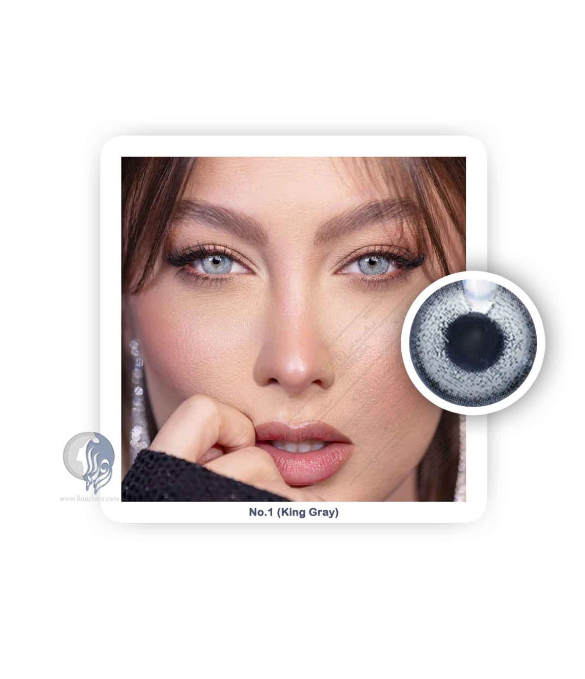 لنز چشم خاکستری آی ریو EyeReve شماره 1 King Gray