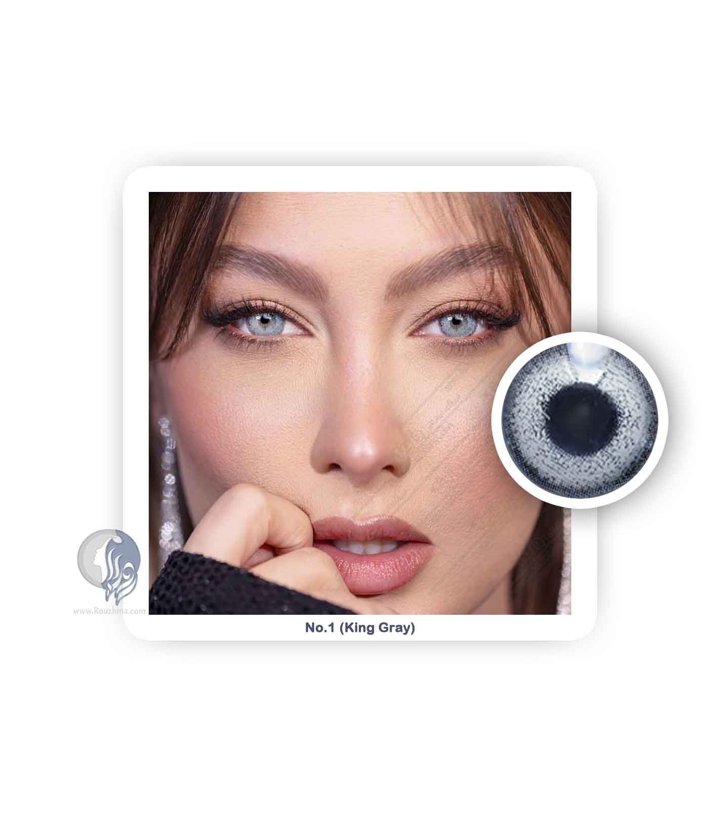 لنز چشم خاکستری آی ریو EyeReve شماره 1 King Gray