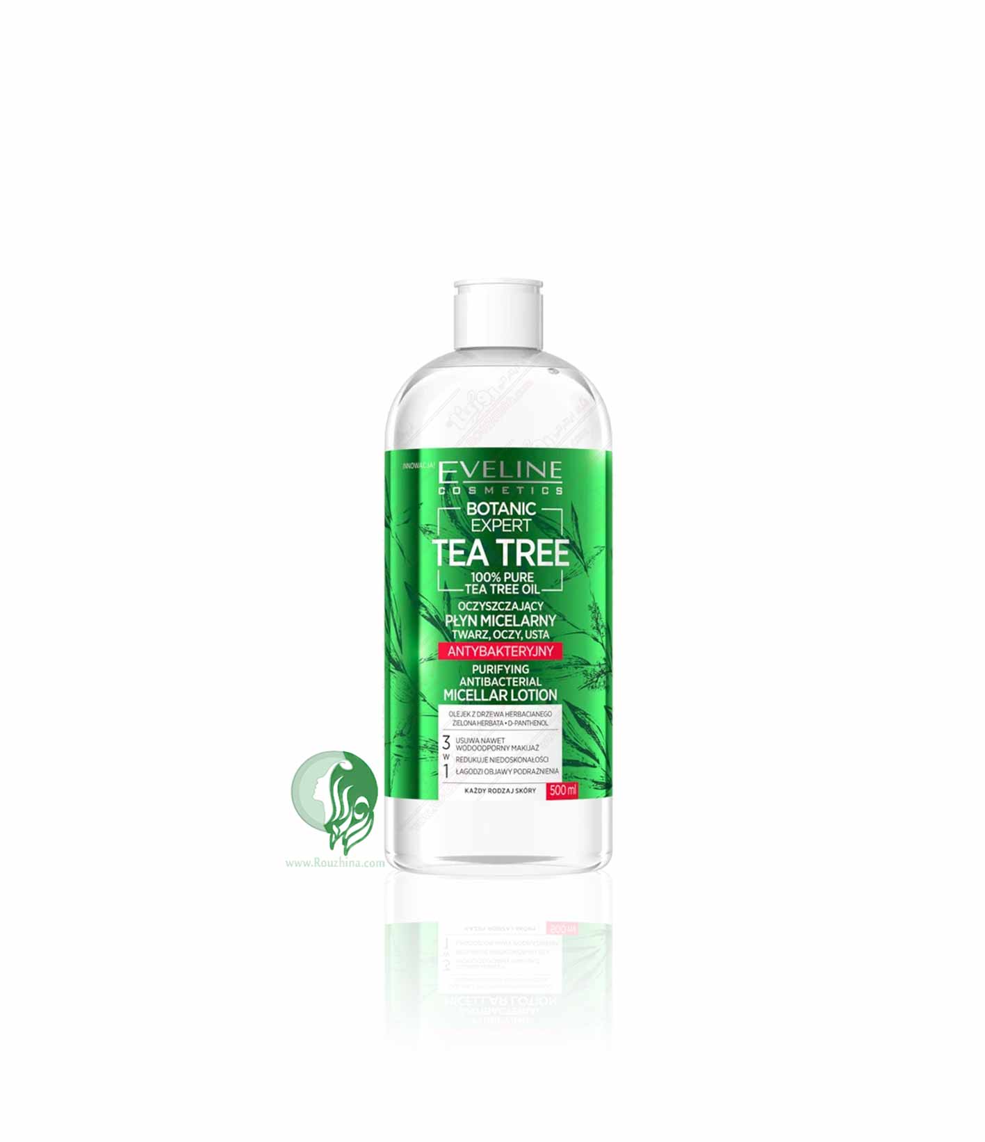محلول میسلار واتر اولاین Eveline مدل Tea Tree