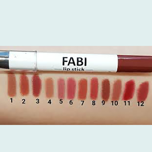 رژ لب مدادی فابی Fabi شماره F-09 3 رنگ بندی رژ لب های مدادی فابی fabi