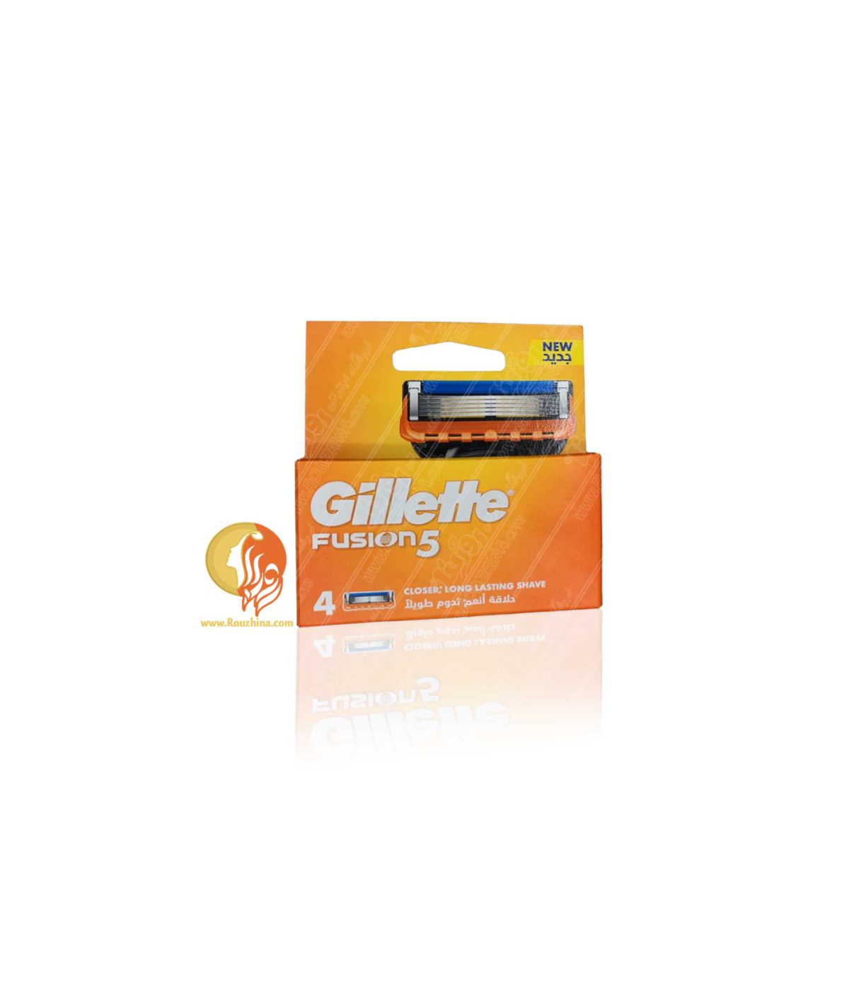 تیغ یدک ژیلت Gillette مدل Fusion 5 (بسته4عددی)