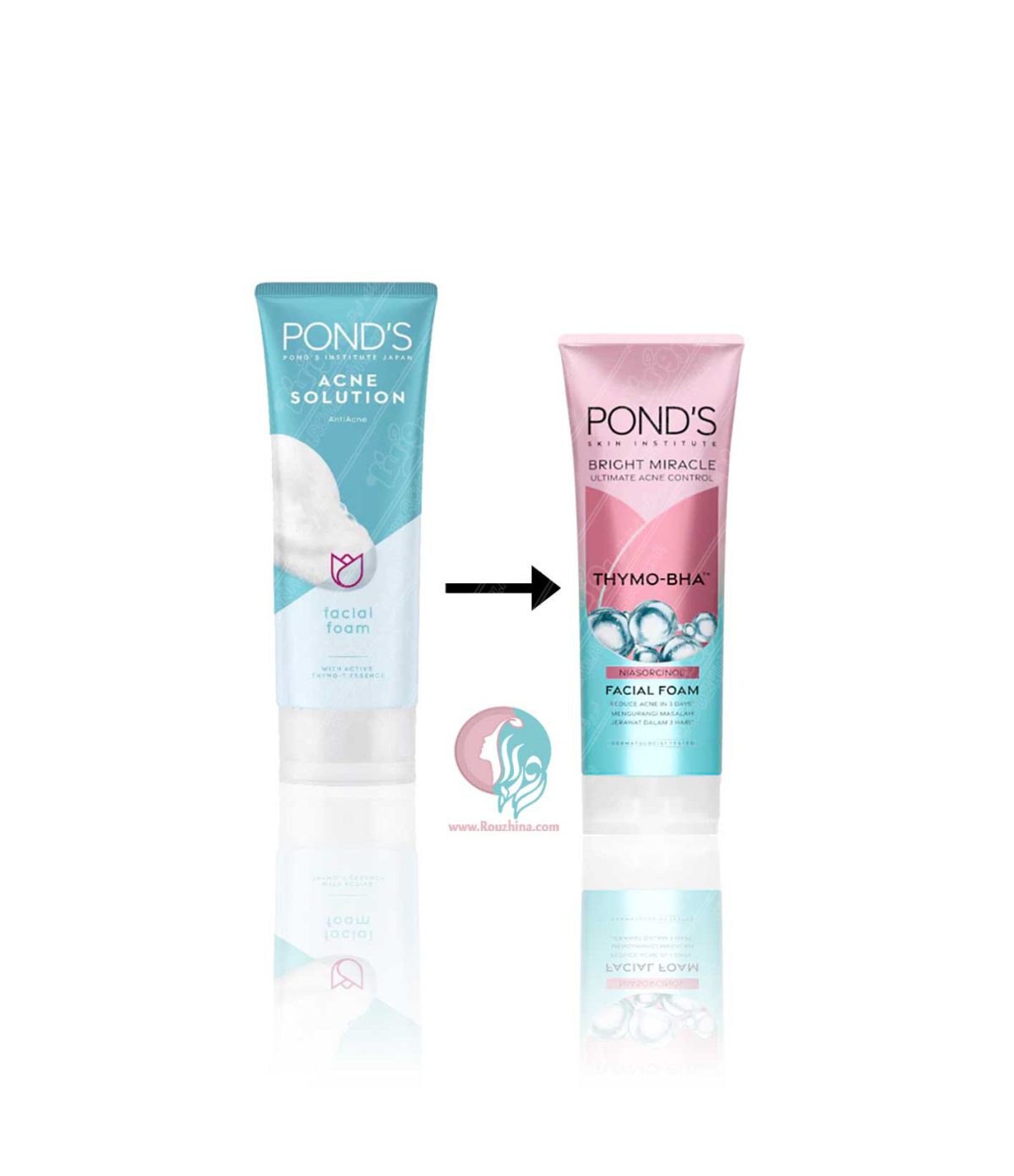 فوم پوندز Ponds مدل آکنه کنترل THYMO-BHA
