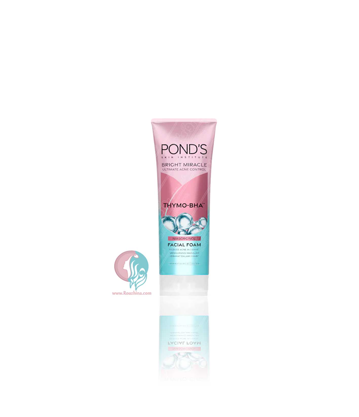 فوم پوندز Ponds مدل آکنه کنترل THYMO-BHA 2 فوم پاک کننده صورت پوندز Ponds مدل THYMO-BHA