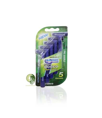 خودتراش دورکو Dorco کارتی مدل TG710DB-5B (بسته5عددی)