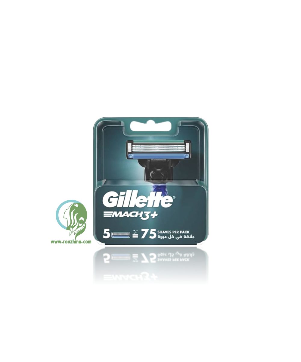 تیغ یدک ژیلت مچ تری Mach3 (بسته 5 عددی)