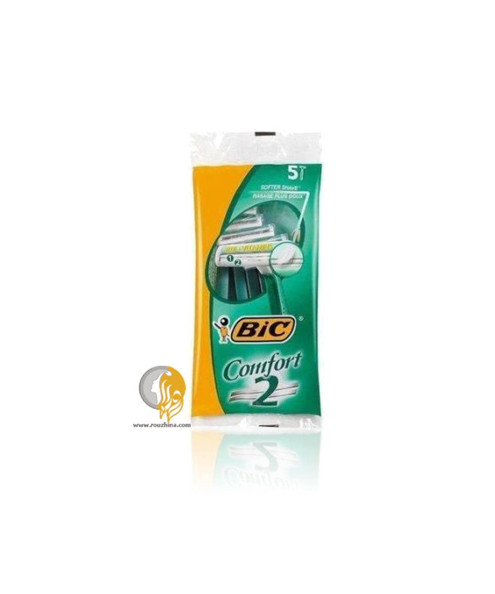 تیغ خود تراش بیک BiC مدل comfort (بسته5عددی)