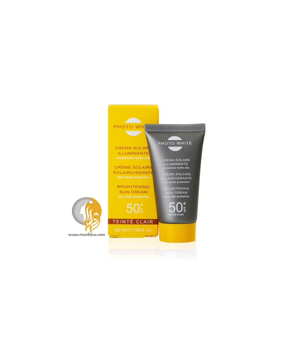 کرم ضدآفتاب فتو وایت رنگی SPF50 هوشمند، ضدلک و جوانساز 50ml